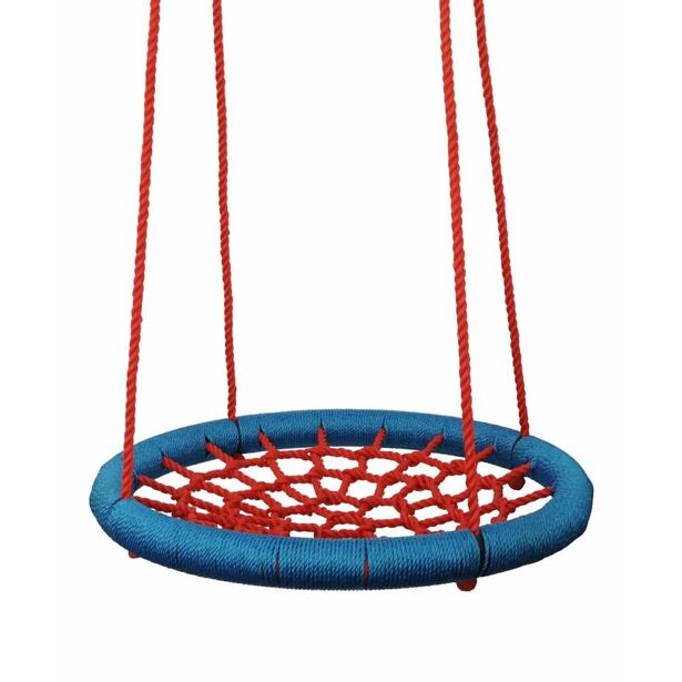 Woody Houpací kruh s průměrem 100 cm, modročervený
