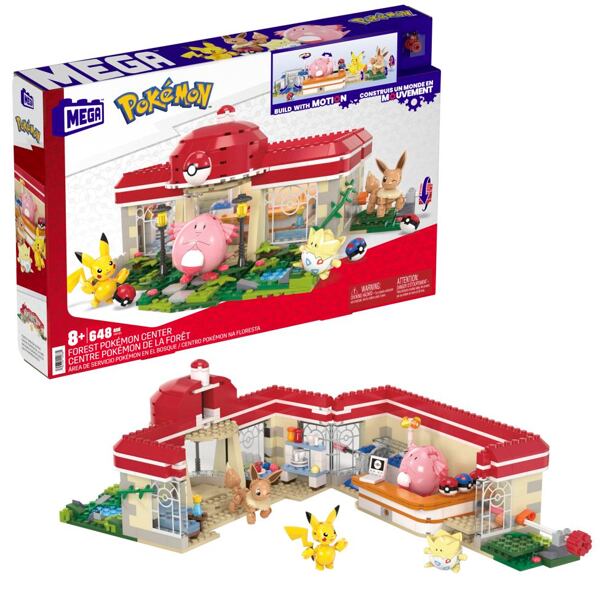 Mattel Mega Construx Pokémon Pohyblivé centrum pokémonů