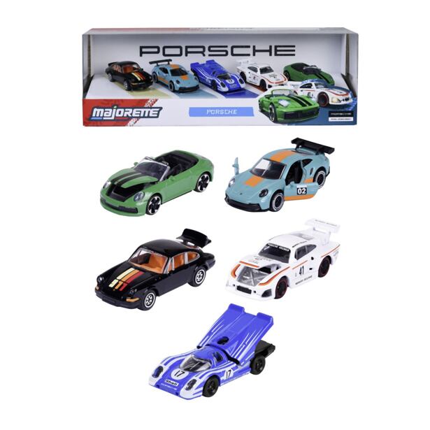 Majorette Porsche Motorsport Dárková sada 5 ks