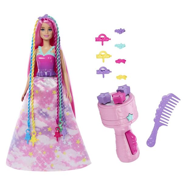 Mattel Barbie Princezna zaplétání vlasů