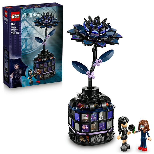 LEGO® Wednesday 76784 Černá jiřina