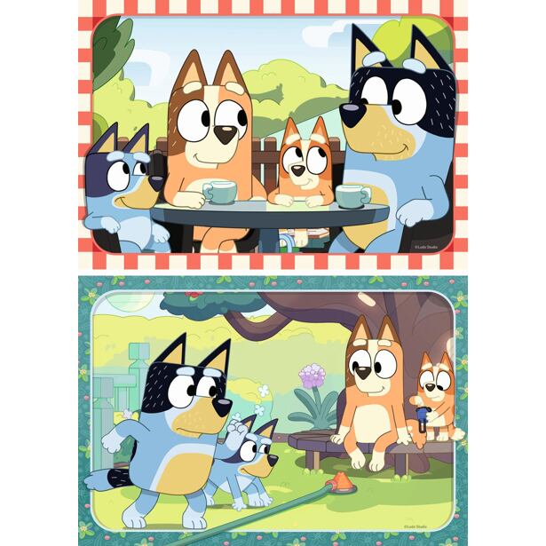 Ravensburger Bluey na pikniku Puzzle 2x12 dílků
