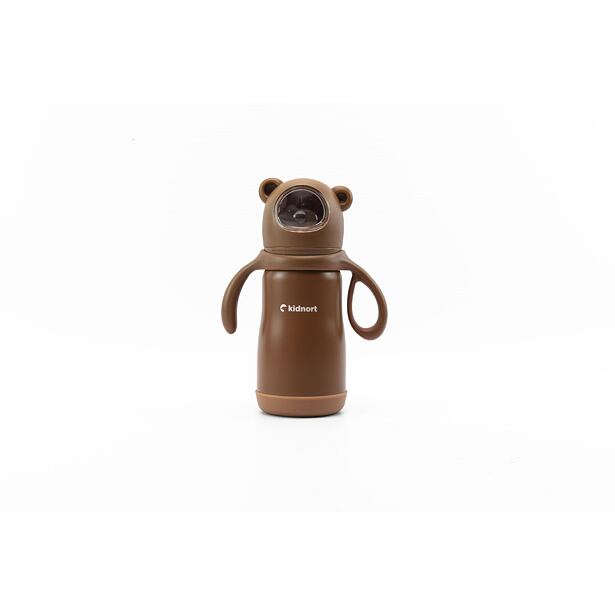 Kidnort Dětská termolahev Paere 270ml 6m+ hnědá