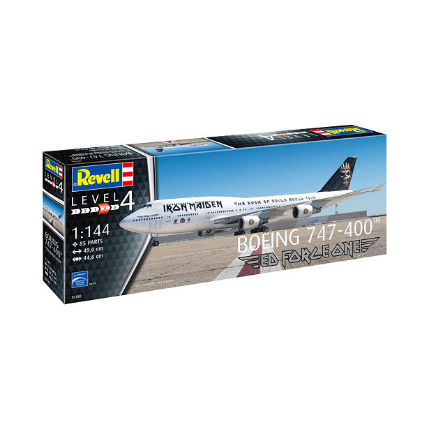 Revell Plastic ModelKit letadlo 03780 - Boeing 747-400 Ed Force One (1:144)