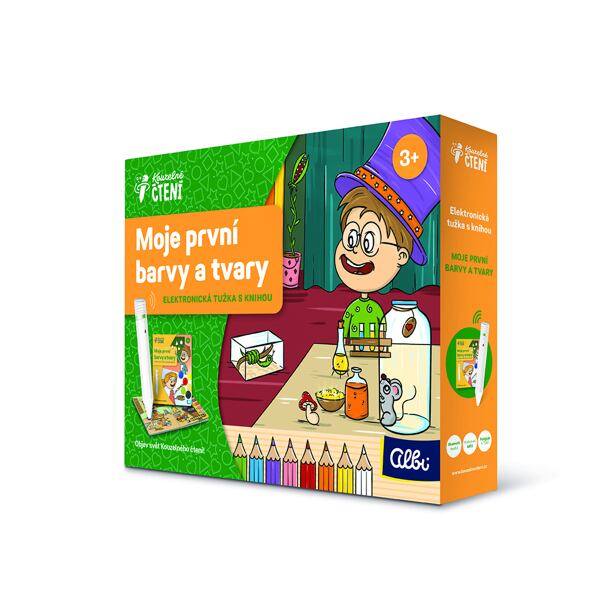 Albi Kouzelné čtení CZ Albi tužka 2.0 + Moje první barvy a tvary