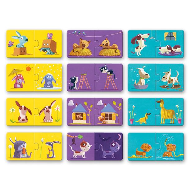 DJECO Duo puzzle Protiklady