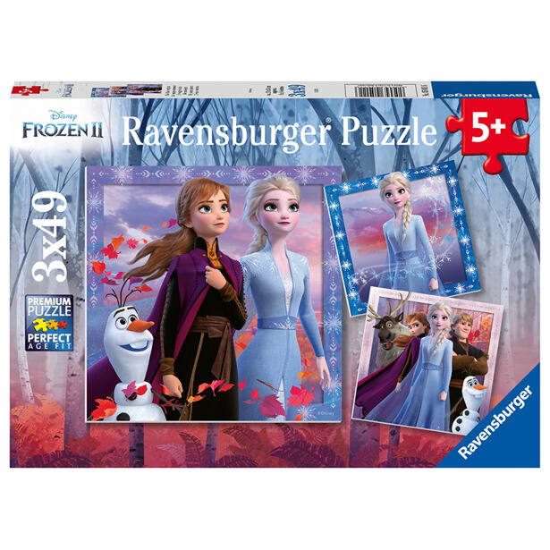 Ravensburger Disney Ledové království 2 Puzzle 3x49 dílků