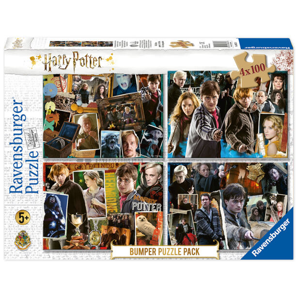 Ravensburger Harry Potter Puzzle set 4x100 dílků