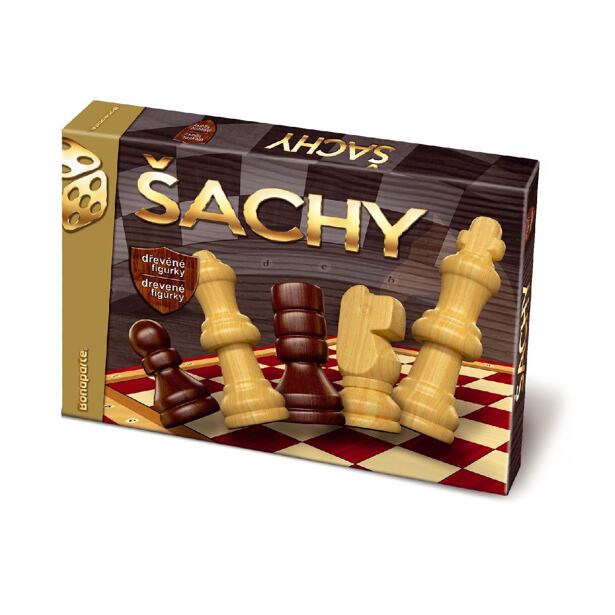 TEDDIES Šachy dřevěné společenská hra 