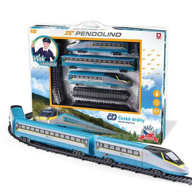 Rappa Naše železnice - vlak SC Pendolino, České dráhy se zvukem a světlem