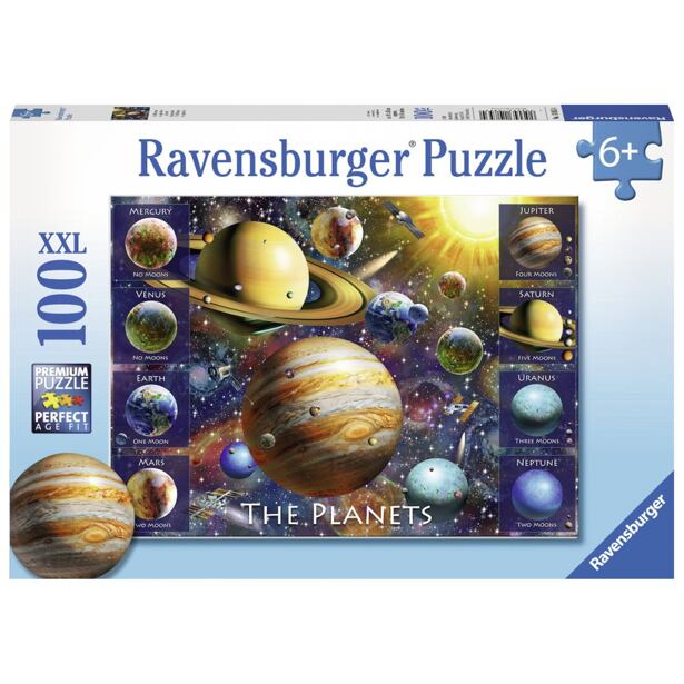 Ravensburger Planety Puzzle 100 dílků