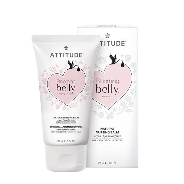 Přírodní krém na bradavky ATTITUDE Blooming Belly s arganem 150 ml