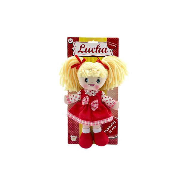 Teddies Panenka Lucka hadrová plyš 30 cm slovensky zpívající