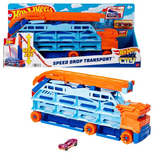 Hot Wheels Tahač s vysokou dráhou