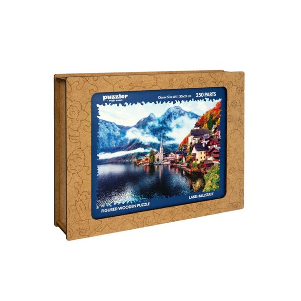 Puzzler DŘEVĚNÉ BAREVNÉ PUZZLE - Halštatské jezero