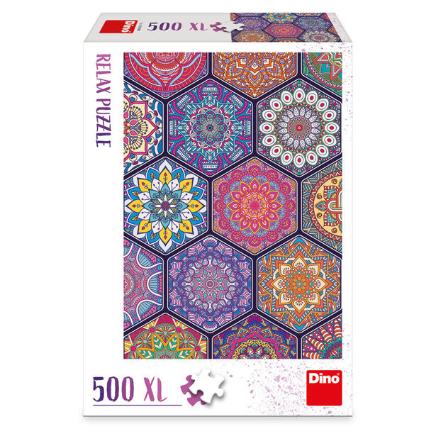 Dino Mandaly 500 dílků XL relax Puzzle