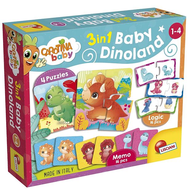 Lisciani Carotina Baby 3v1 - Dinoland