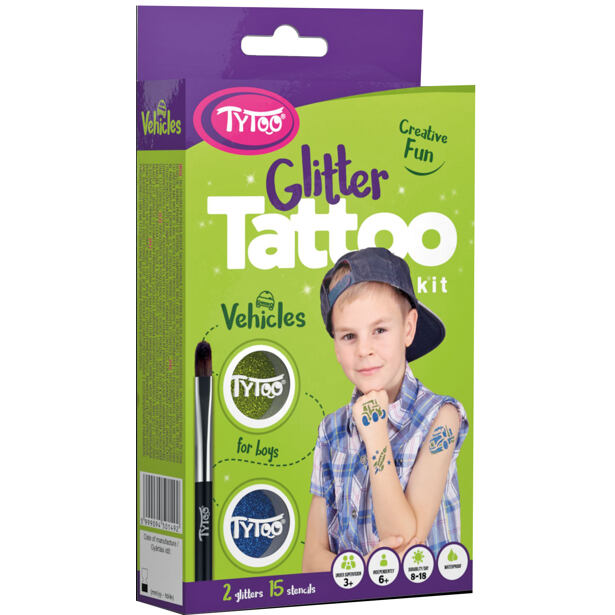 TyToo Vehicles tetování pro kluky