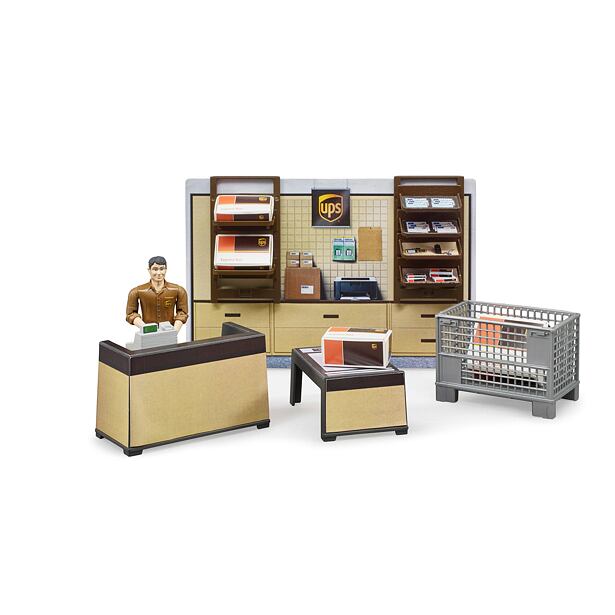 Bruder Kancelář logistiky + figurka
