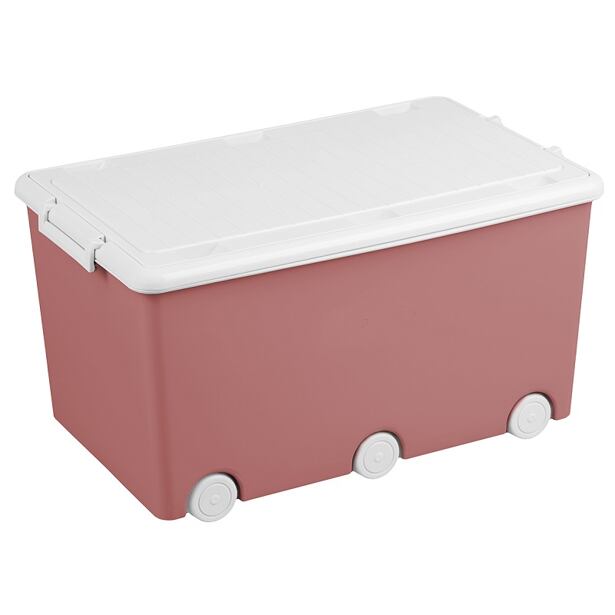 TEGA Víceúčelový box na hračky růžový
