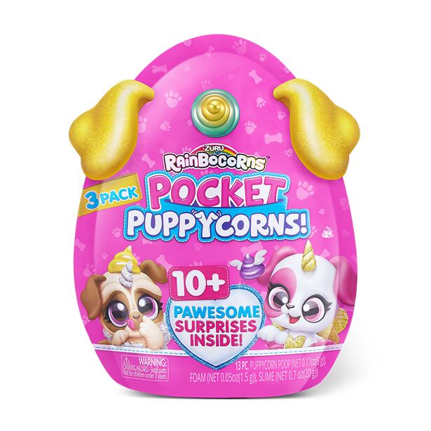 ZURU Rainbocorns: Mini pejsek - 3pack, více druhů