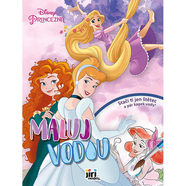 Jiri Models Maluj vodou A4 Disney Princezny