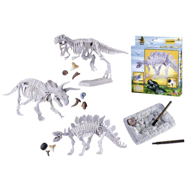 Simba Sada na vykopávání dinosaura, 3 druhy