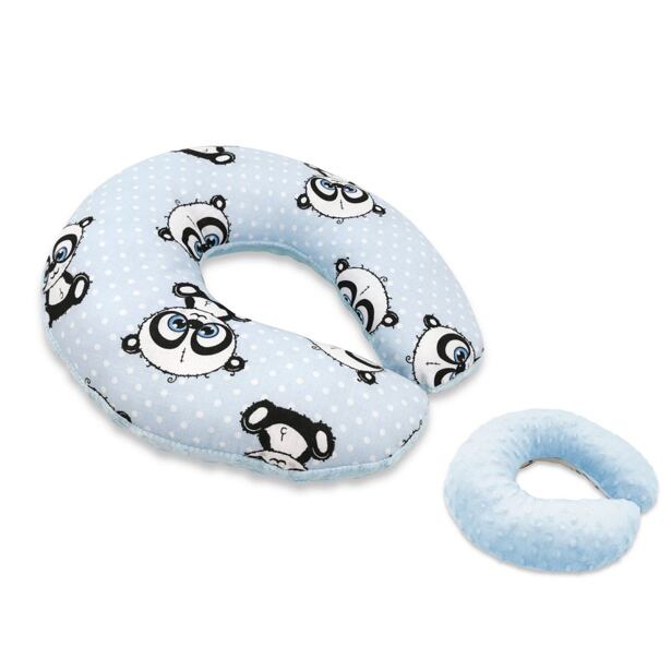 COSING Nákrčník MINKY - Pandy tečky modrá