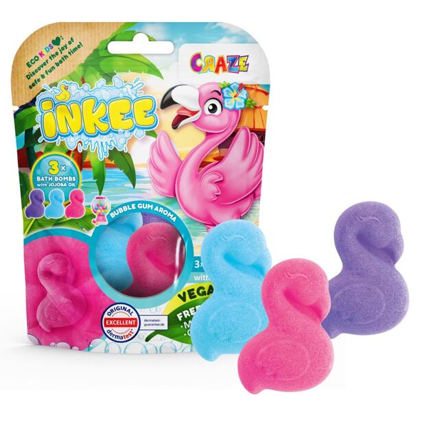 INKEE Šumivá bomba do vany, Plameňák