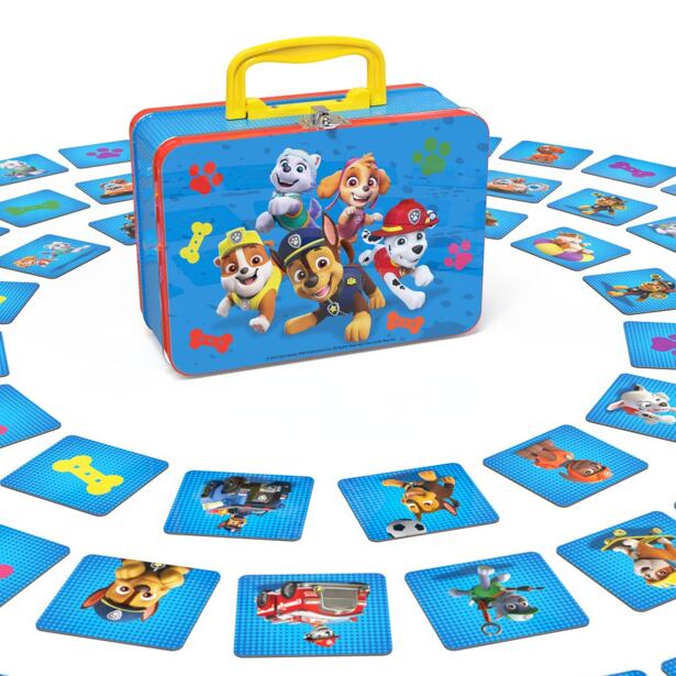 Spin Master Games Tlapková Patrola Pexeso v plechovém kufříku
