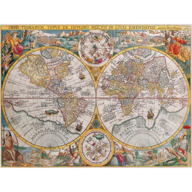 Ravensburger Historická mapa 1500 dílků