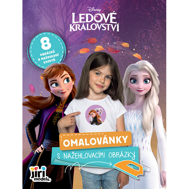 Jiri Models Omalovánky s nažehlovacími obrázky Ledové království