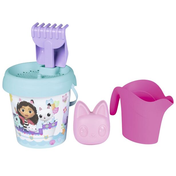 Smoby Gabby's Dollhouse Kyblíček s konvičkou a příslušenstvím, střední