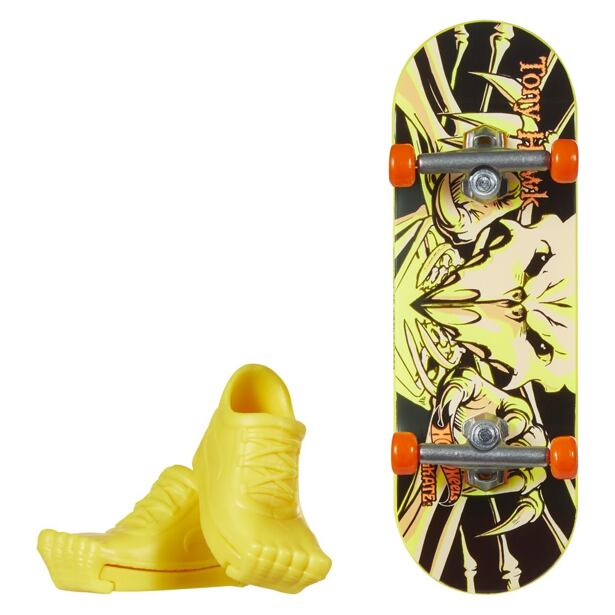 Mattel Hot Wheels SKATES Neonové lebky Fingerboard a boty, více druhů
