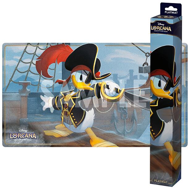 Ravensburger Disney Lorcana: Azurite Sea - Playmat Donald Duck – Buccaneer Playmat Elsa