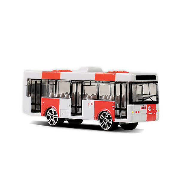 Rappa Kovový autobus PID Praha červený 8 cm