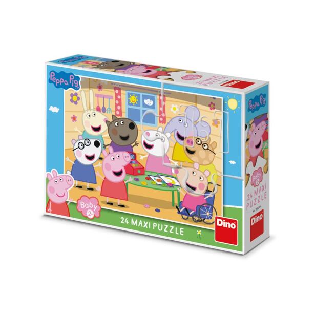 Dino Peppa Pig: Obchod Puzzle 24 dílků maxi