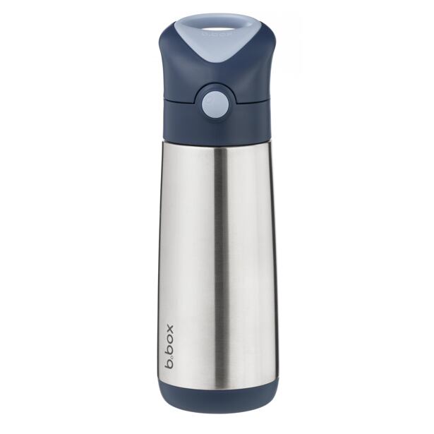 b.box Termoska na pití s brčkem 500 ml - midnight
