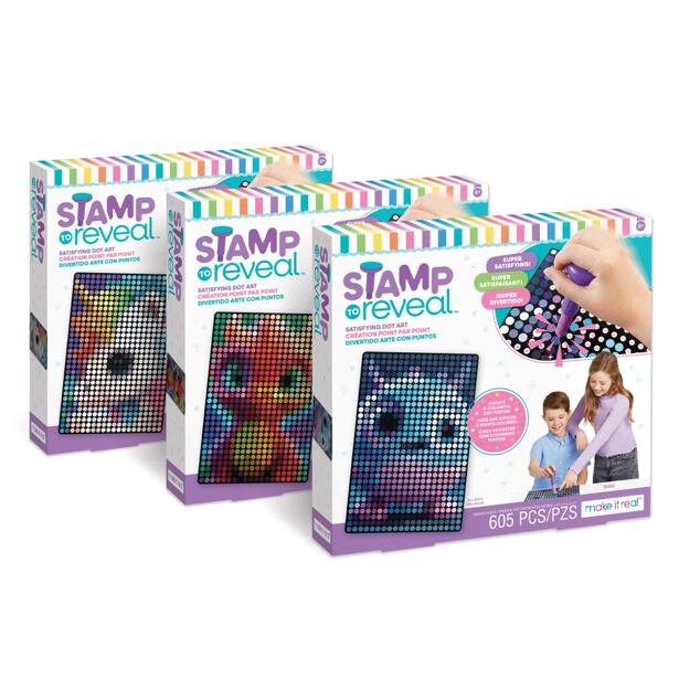 Make it Real Stamp to Reveal, více druhů