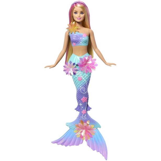 Mattel Barbie Kouzelná květinová mořská víla - blondýna