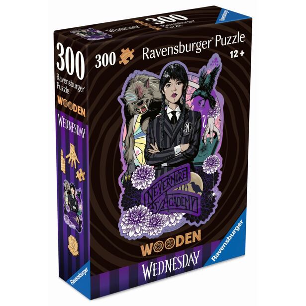 Ravensburger Dřevěné puzzle Wednesday 300 dílků