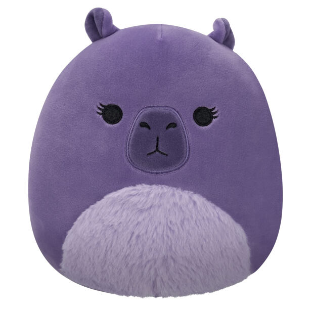 SQUISHMALLOWS Fialová kapybara  - Debra, 13 cm