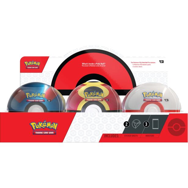 Pokémon TCG: Poké Ball Tin 2025, více druhů