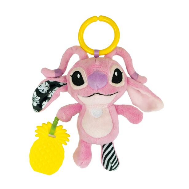 Clementoni Disney baby Plyšové chrastítko, kousátko STITCH ANGEL