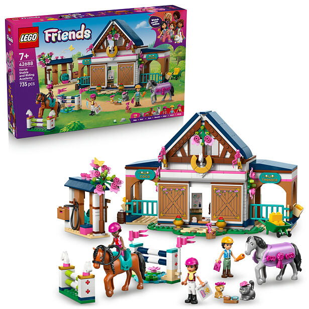 LEGO® Friends 42688 Koňská stáj a jezdecká akademie