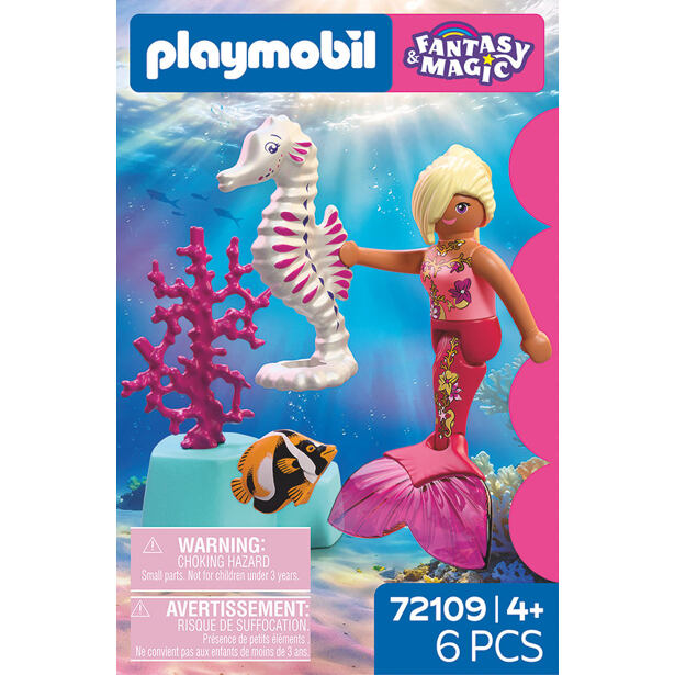 Playmobil Mořská panna s mořským koníkem