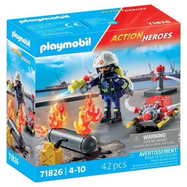 Playmobil Hašení plynové nádrže