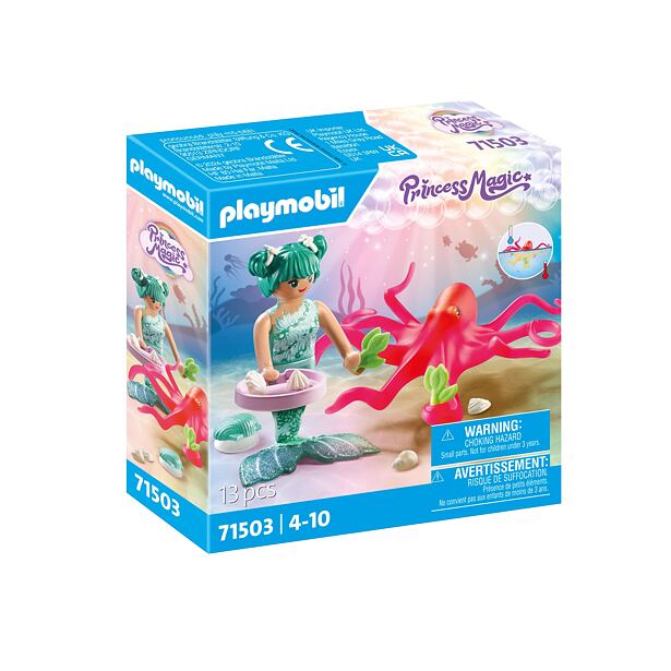 Playmobil Mořská panna s měnící se barvou chobotnice
