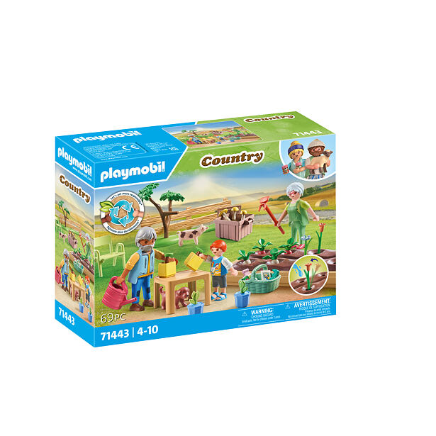Playmobil Malebná zeleninová zahrádka u prarodičů