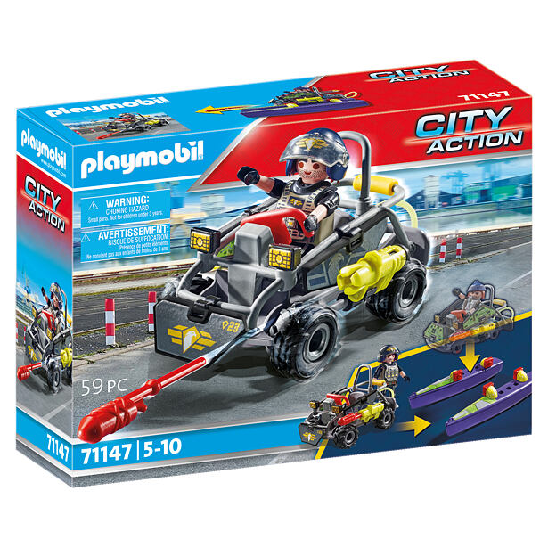 Playmobil Terénní čtyřkolka speciální jednotky